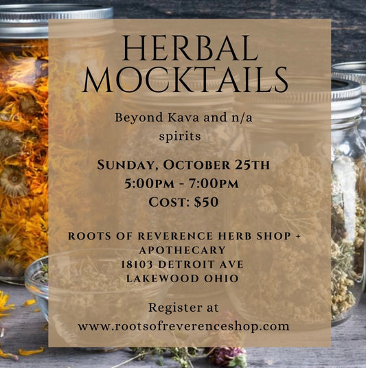 Herbal Mocktails: Beyond Kava and n/a spirits
